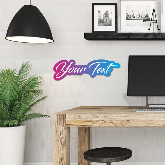 Custom Text/Name Wall Sign